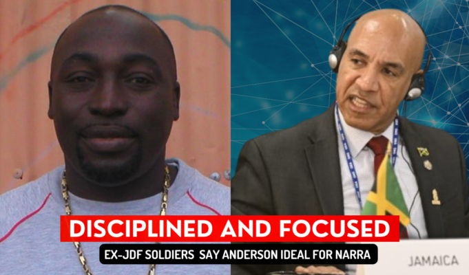Ex-JDF Soldiers in Hanover Welcome Major General Antony Anderson as NaRRA CEO
