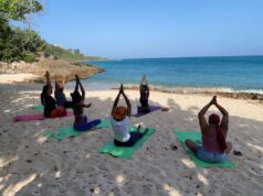 Hanover Confronting Alarming Health Crisis With Free Kemetic Yoga At Bulls Bay Beach in Lucea