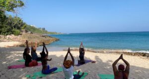 Hanover Confronting Alarming Health Crisis With Free Kemetic Yoga At Bulls Bay Beach in Lucea